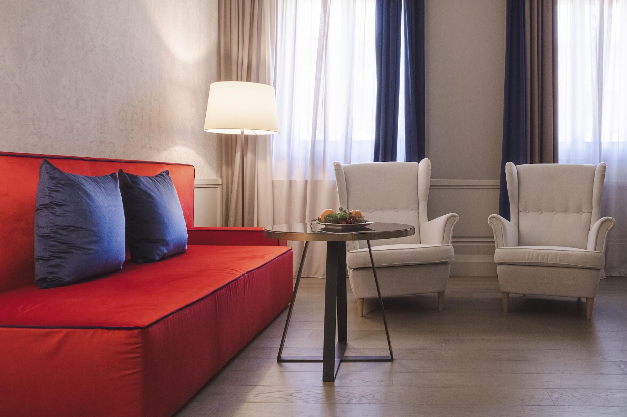 팔라초 코르날리아 호텔 밀라노 외부 사진 A suite at the Hotel