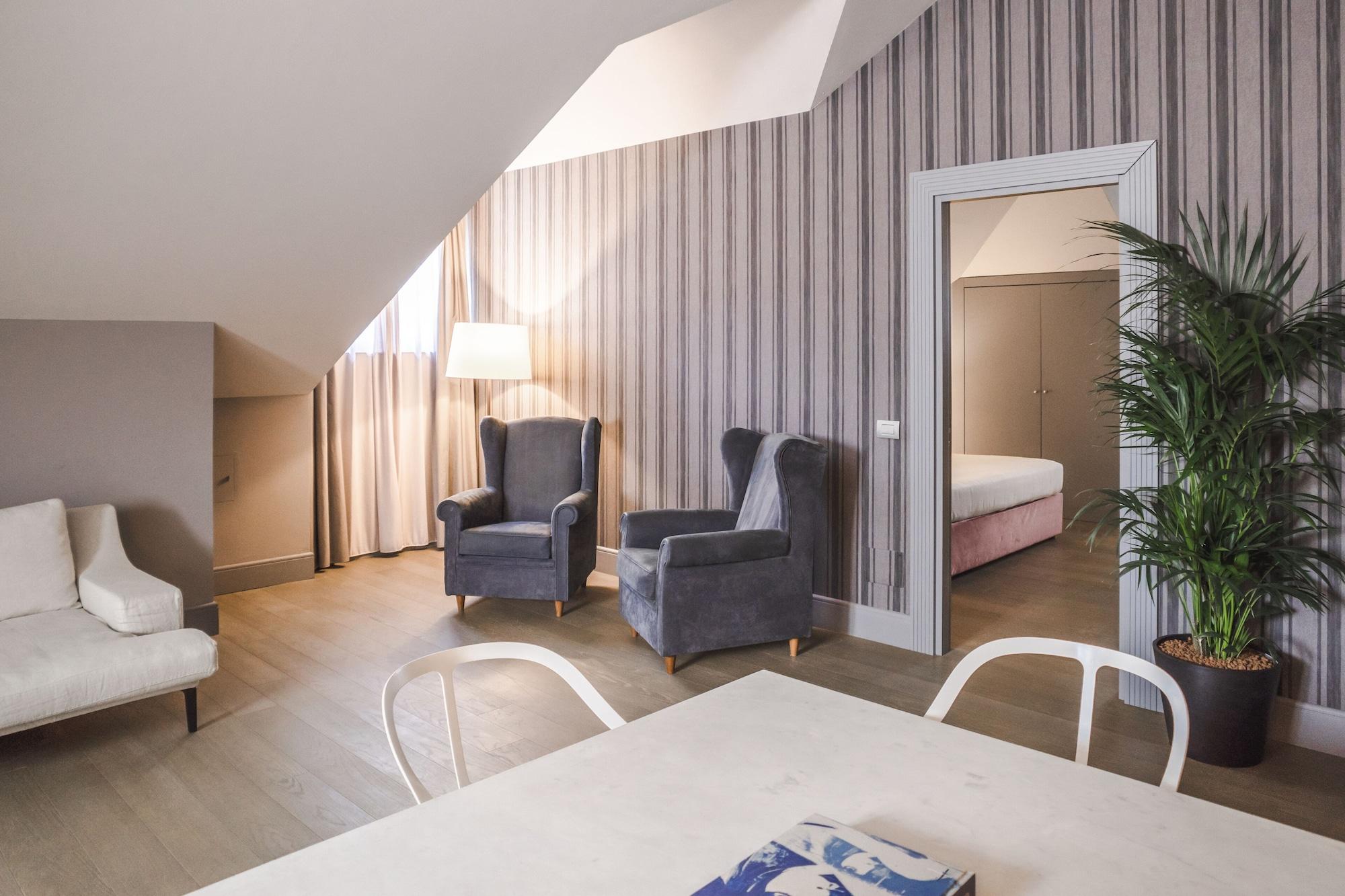 팔라초 코르날리아 호텔 밀라노 외부 사진 A suite at the hotel